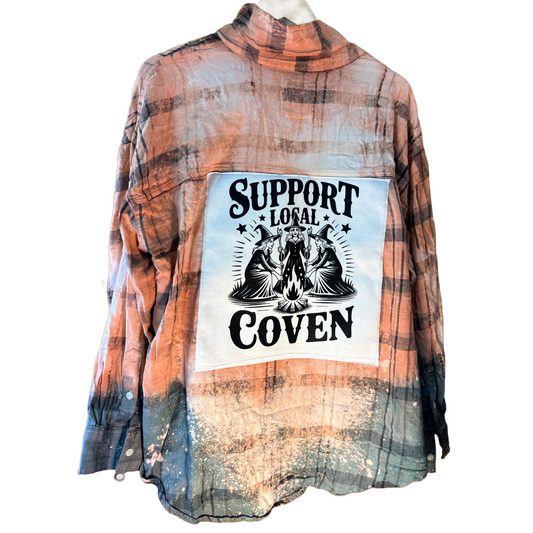 Support Local Coven Flannel (Ombre Edition)