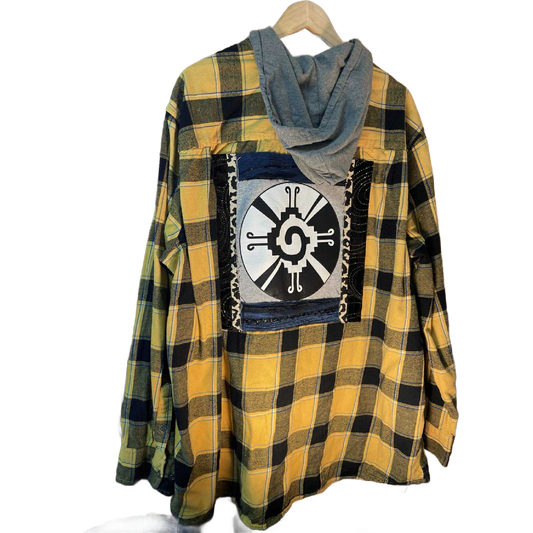 Sacred Spiral ‘Golden Horizon’ Hoodie Flannel