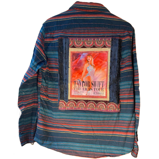 Cowgirl Chic Meets Eras Tour – Upcycled Flannel