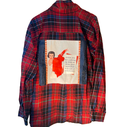 Thank You for Tolerating My Bullsh*t – Flannel of Champions