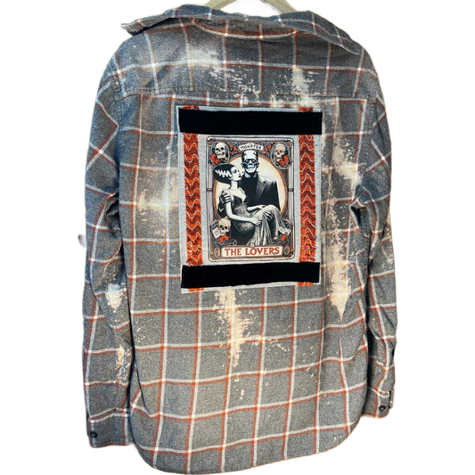 ‘Monster Lovers’ Flannel – Grey &amp; Ember Edition (Copy)