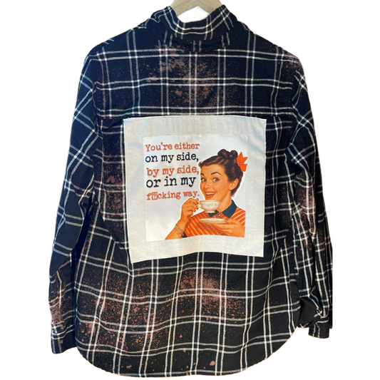Get Outta My Way ‘Black Plaid’ Flannel