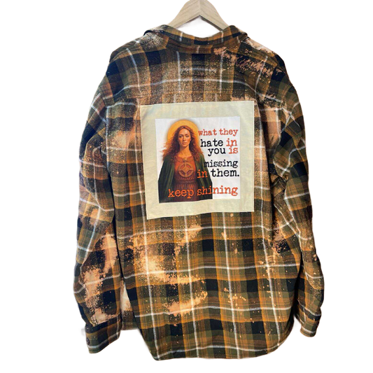 Keep Shining Saint Flannel