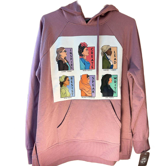 Inspire. Create. Lead. Resist. Speak. Write.  Hoodie