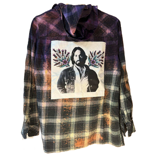 Dan Fogelberg “Wildflower Cowboy” Hooded Flannel (Copy)