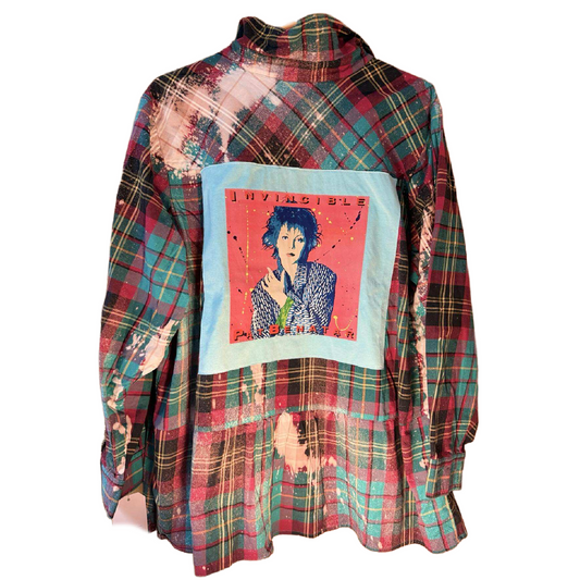Pat Benatar Invincible flannel no frills