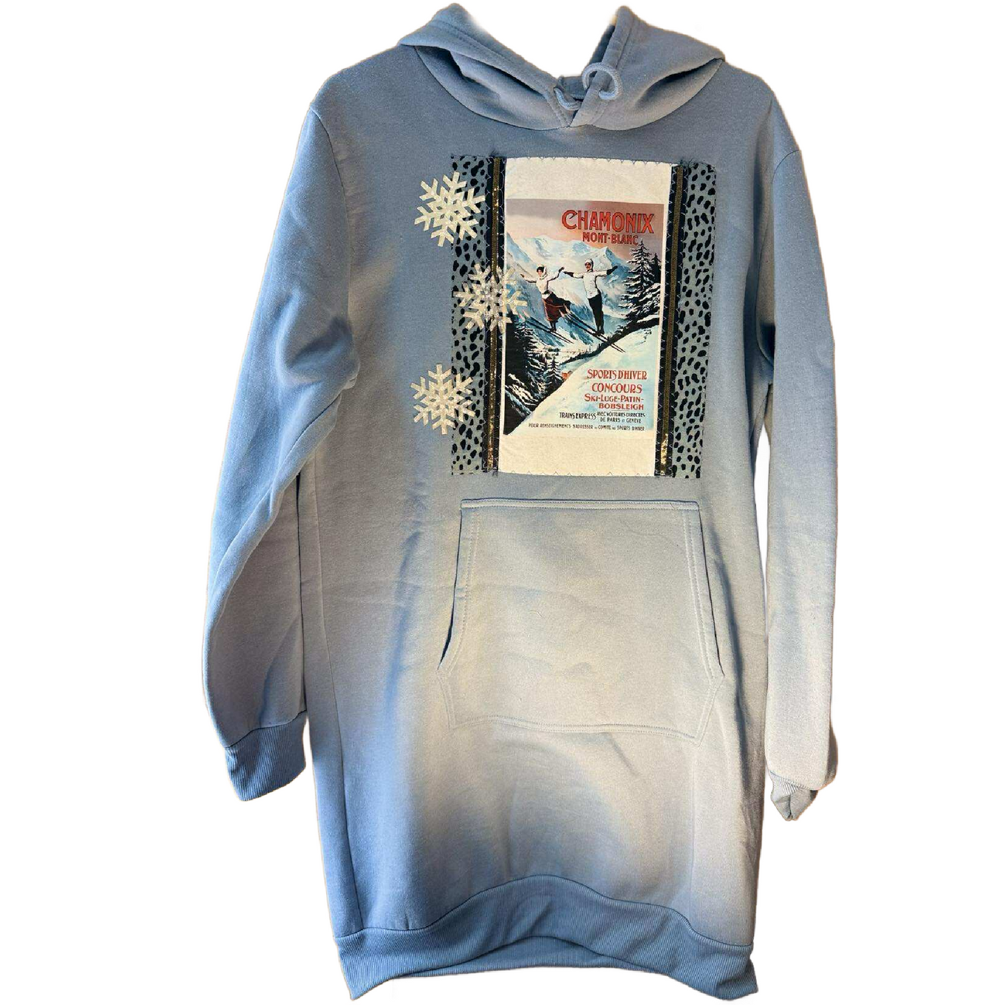 Chamonix Snowfall Hoodie Dress